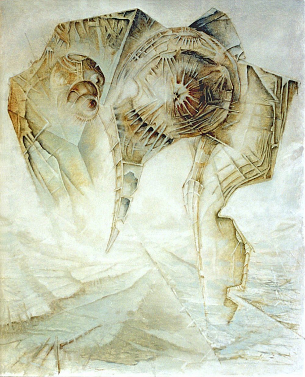 Dąbrowski Waldemar - Pielgrzym - obraz obraz, płótno. 80x100 cm