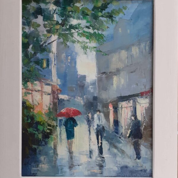 deszczowa ulica