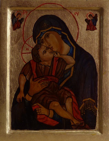 ikona Matka Boska z Dzieciątkiem Jezus i Aniołami