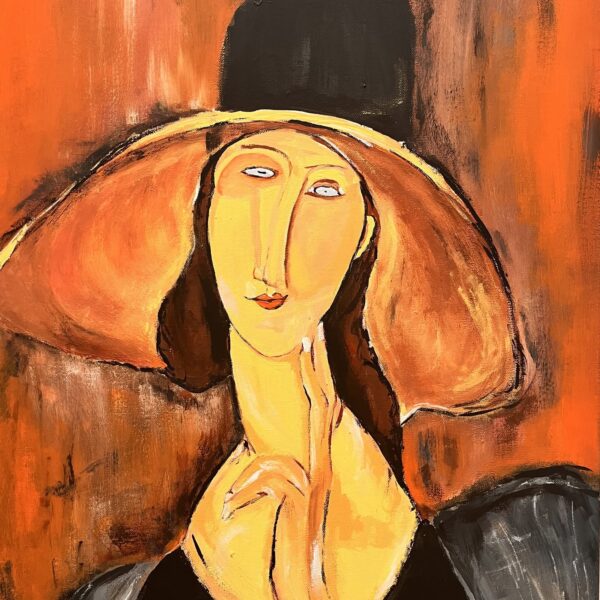 Według Amadeo Modigliani “Kobieta w kapeluszu” z 1918 roku